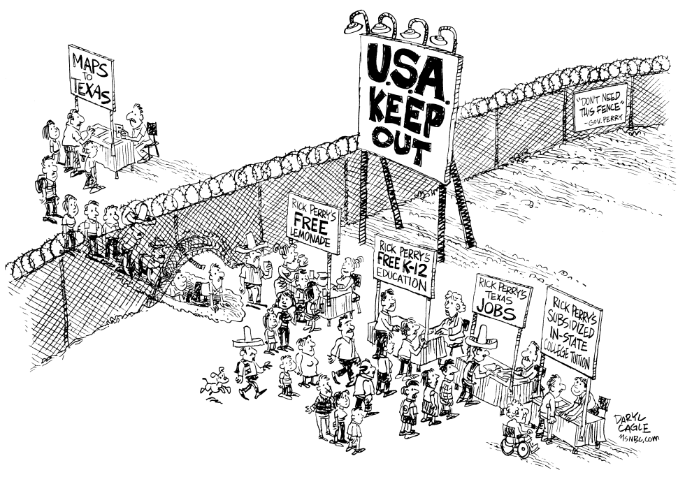 Rick Perry Border Fence