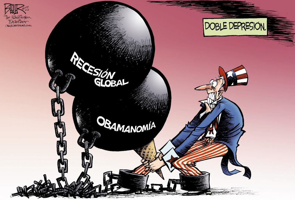  DOBLE DEPRESION  by Nate Beeler