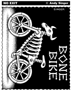 BONE BIKE by Andy Singer