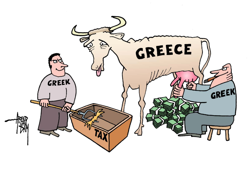 Greek dont pay tax