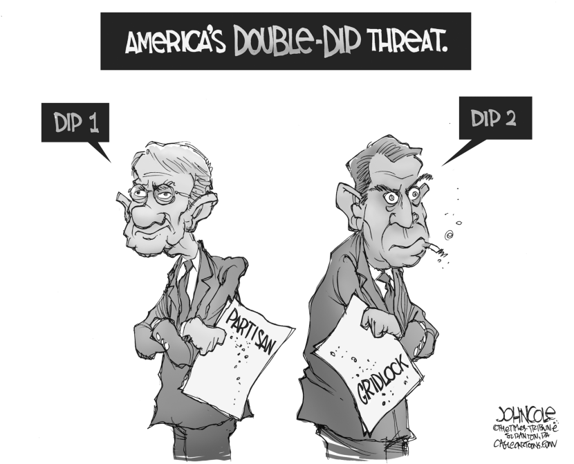 Double-dip threat BW