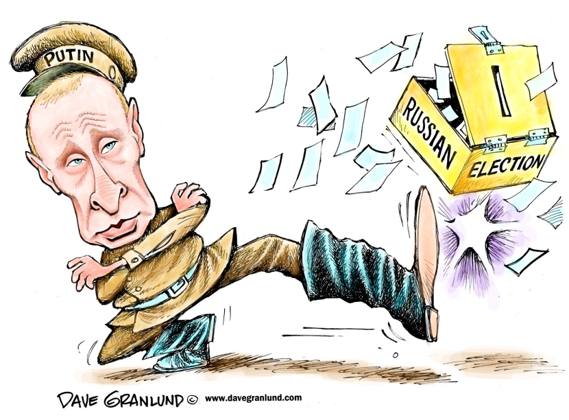 Putin and Russian ballot box