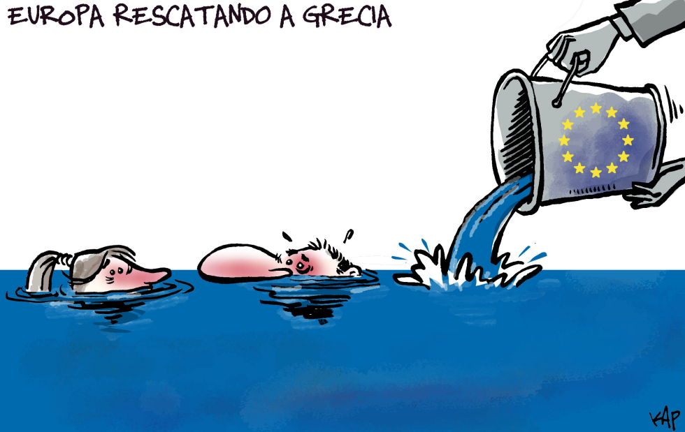 Europa rescatando a Grecia