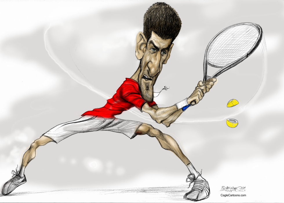  NOVAK DJOKOVIC by Petar Pismestrovic