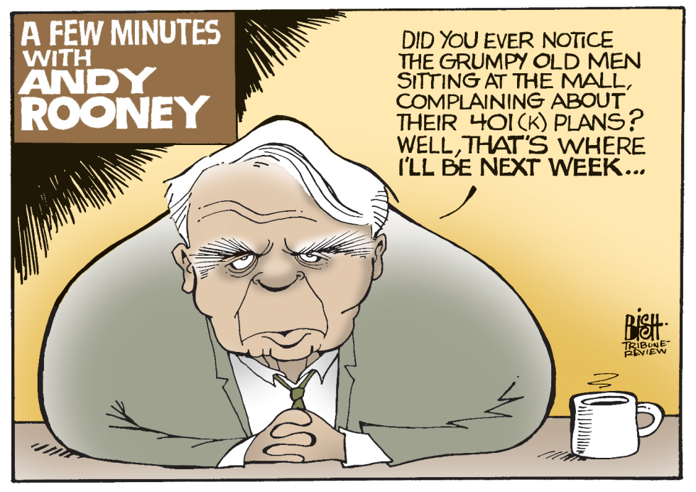 ANDY ROONEY RETIRES, COLOR