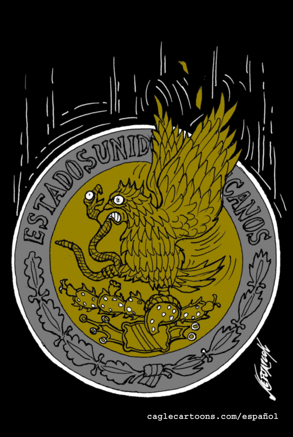 La caída del Peso Mexicano