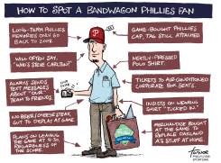 SPOTTING A BANDWAGON FAN by Rob Tornoe