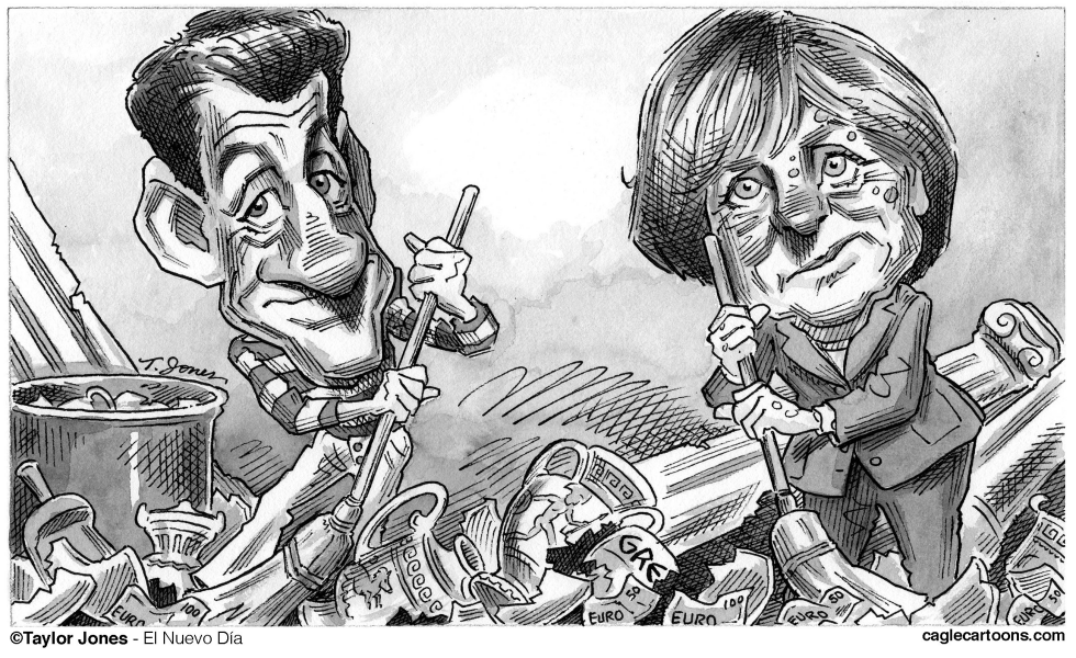  SAKOZY Y MERKEL by Taylor Jones