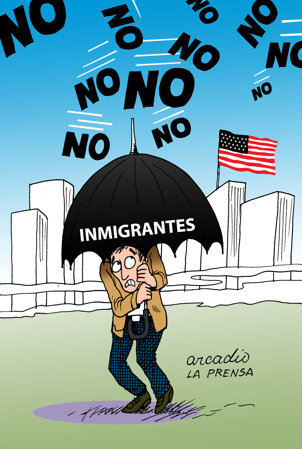  EL DRAMA DEL INMIGRANTE by Arcadio Esquivel