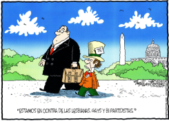 PARTIDO DEL TE /  by Bob Englehart