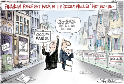 OCCUPY WALL ST by Joe Heller