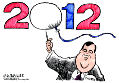 CHRISTIE WONT RUN by Jimmy Margulies