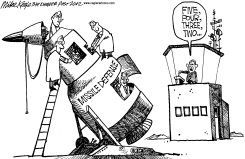 MISSILE DEFENSE by Mike Keefe