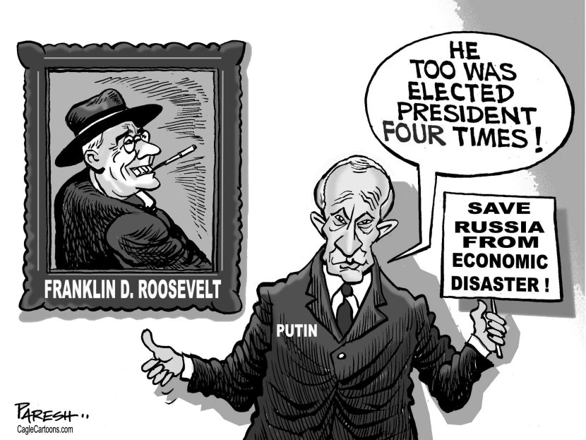 Putin and Roosevelt