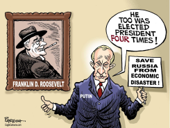 PUTIN AND ROOSEVELT  by Paresh Nath