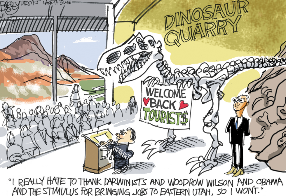  LOCAL STIMULATING DINOSAURS by Pat Bagley