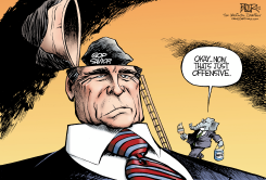 ROCK OF PERRY  by Nate Beeler