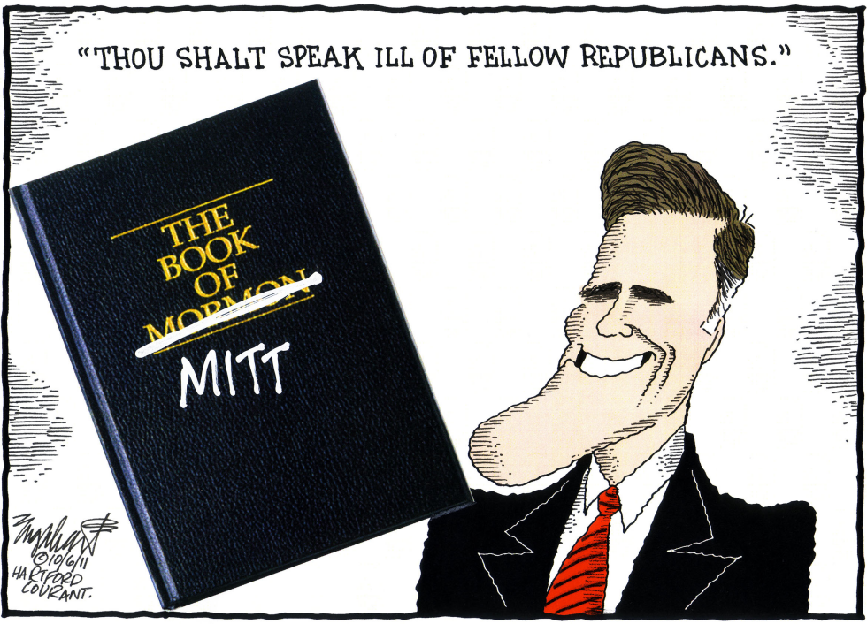  MITT ROMNEY by Bob Englehart