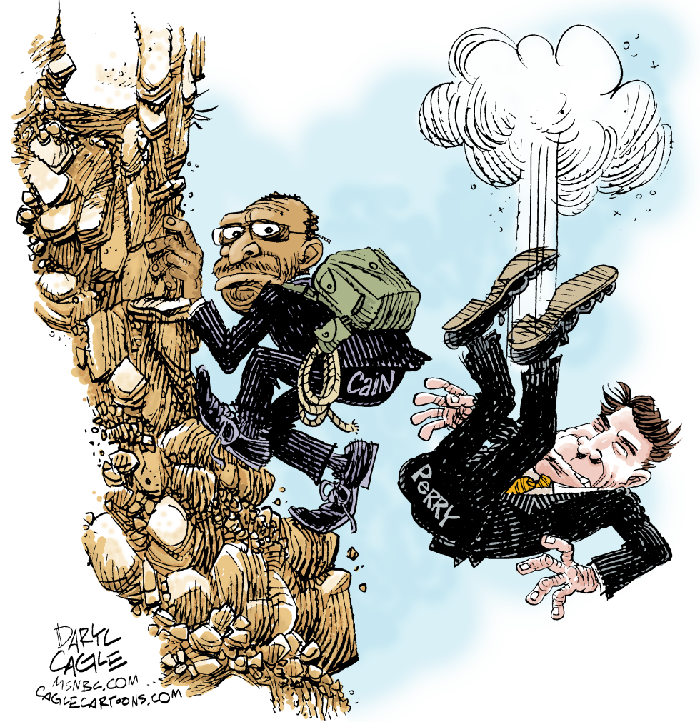 Herman Cain Climbs COLOR
