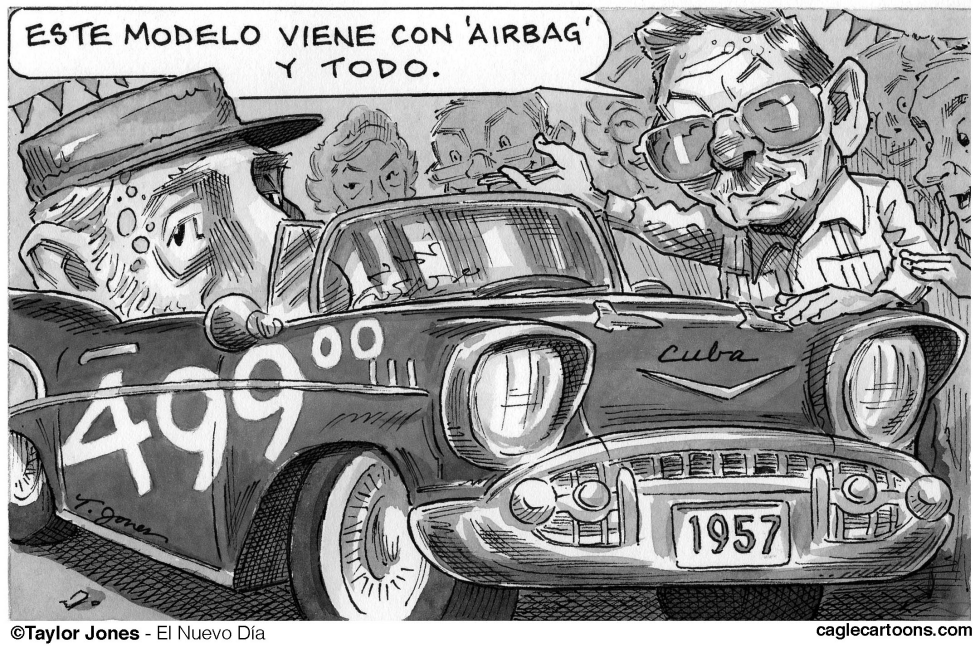 Raul Castro - vendedor de carros