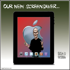 STEVE JOBS SCREENSAVER by Terry Mosher