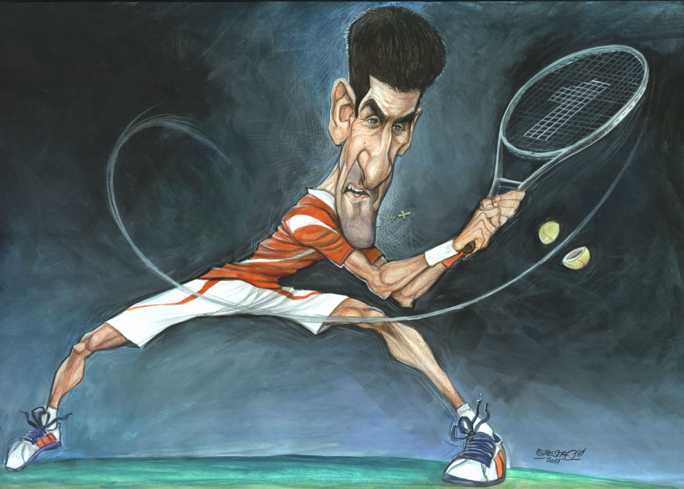  NOVAK DJOKOVIC by Petar Pismestrovic