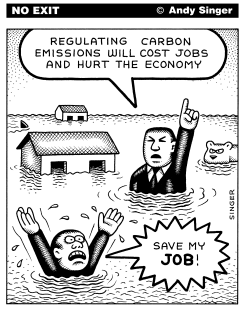 REGULATING CARBON COSTS JOBS by Andy Singer