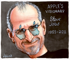 STEVE JOBS DIES by Peter Lewis