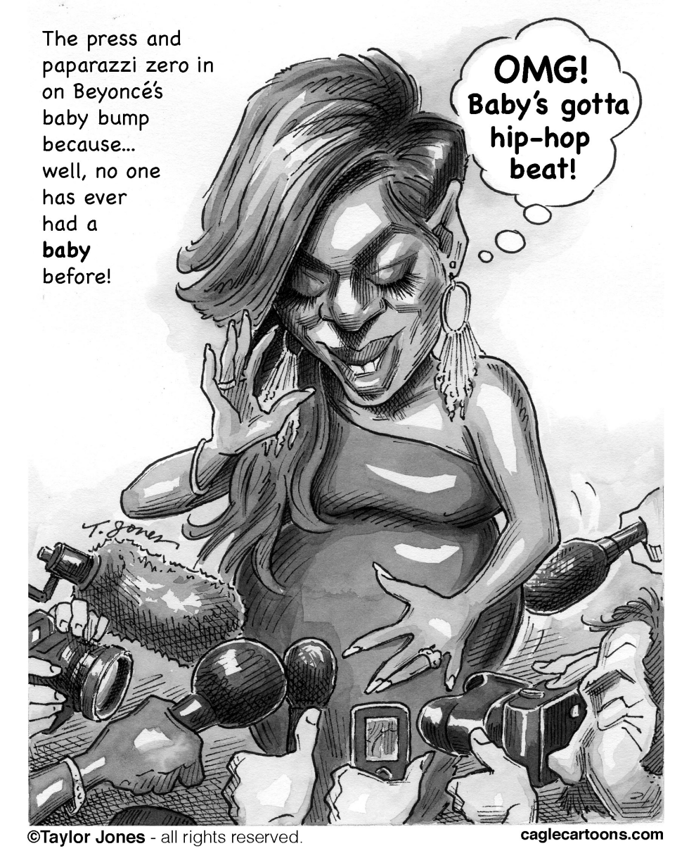 Beyonce and her bump
