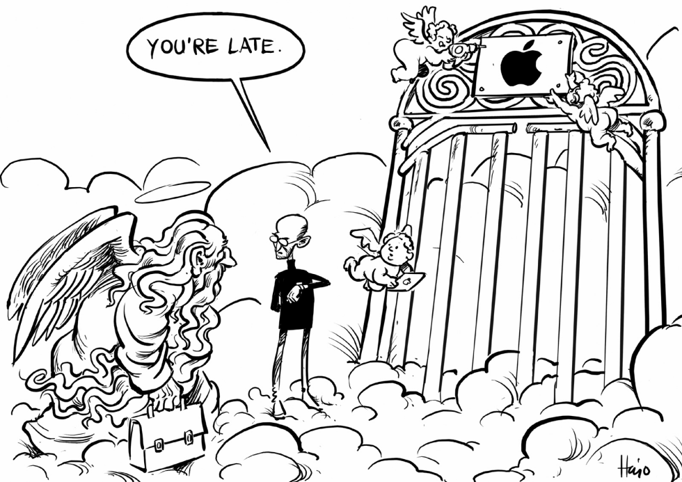 Steve Jobs -after a couple of days