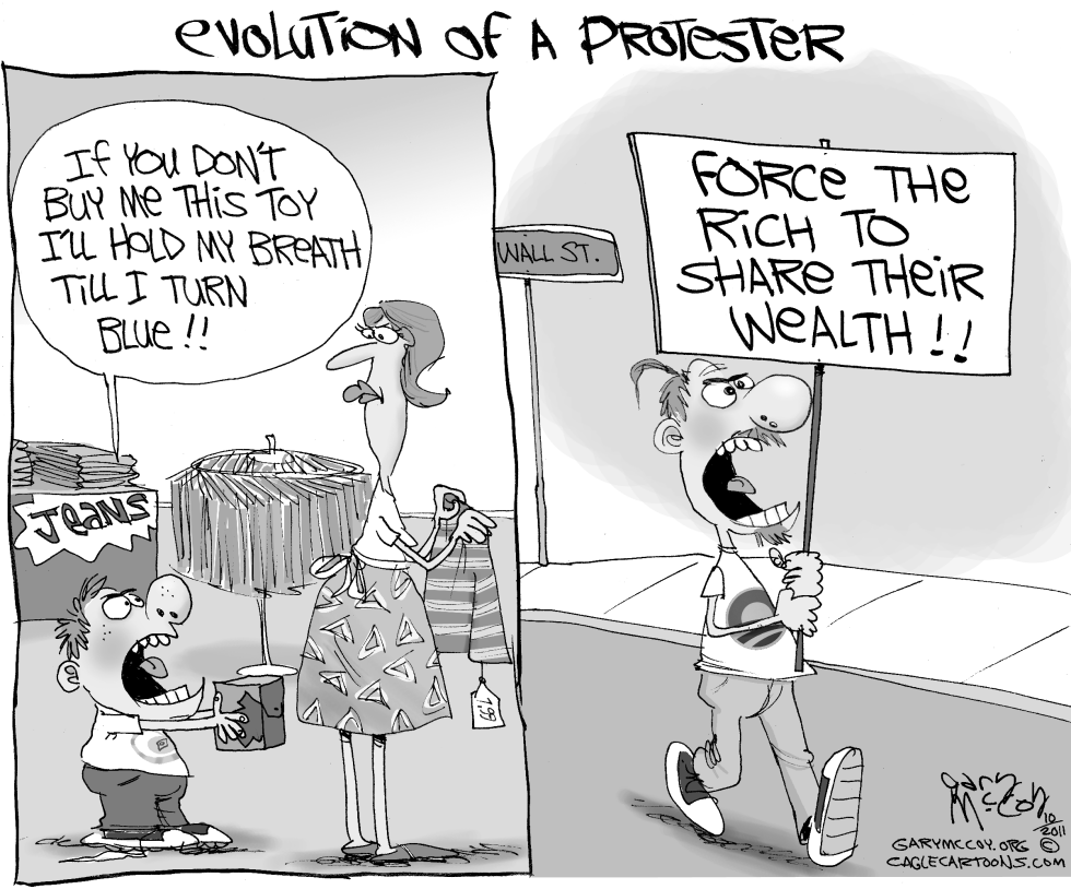 Wall St Protester