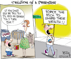 WALL ST PROTESTER  by Gary McCoy