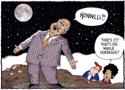 HERMAN CAIN  by Bob Englehart
