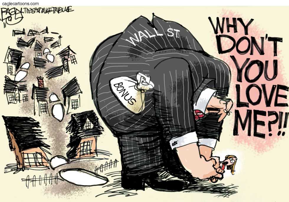  WALL ST HOME WRECKER by Pat Bagley