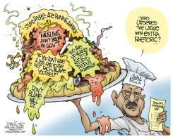 HERMAN CAIN RHETORIC  by John Cole