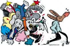 THE GOP SELF DESTRUCTS  by Randall Enos