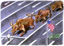 OCCUPY WALL STREET -  by Christo Komarnitski
