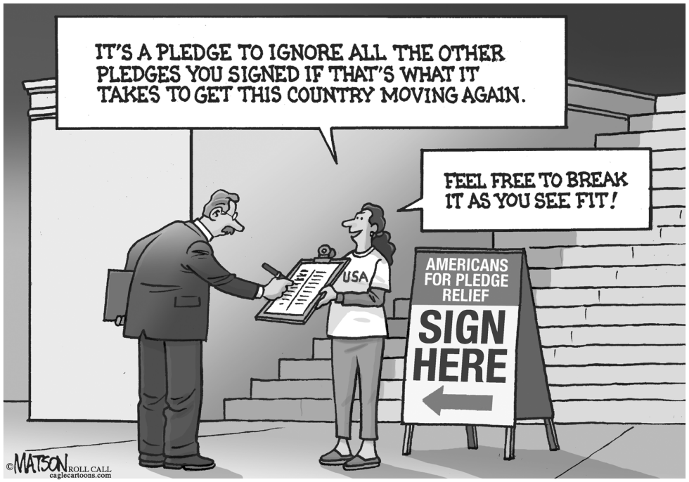  AMERICANS FOR PLEDGE RELIEF by RJ Matson