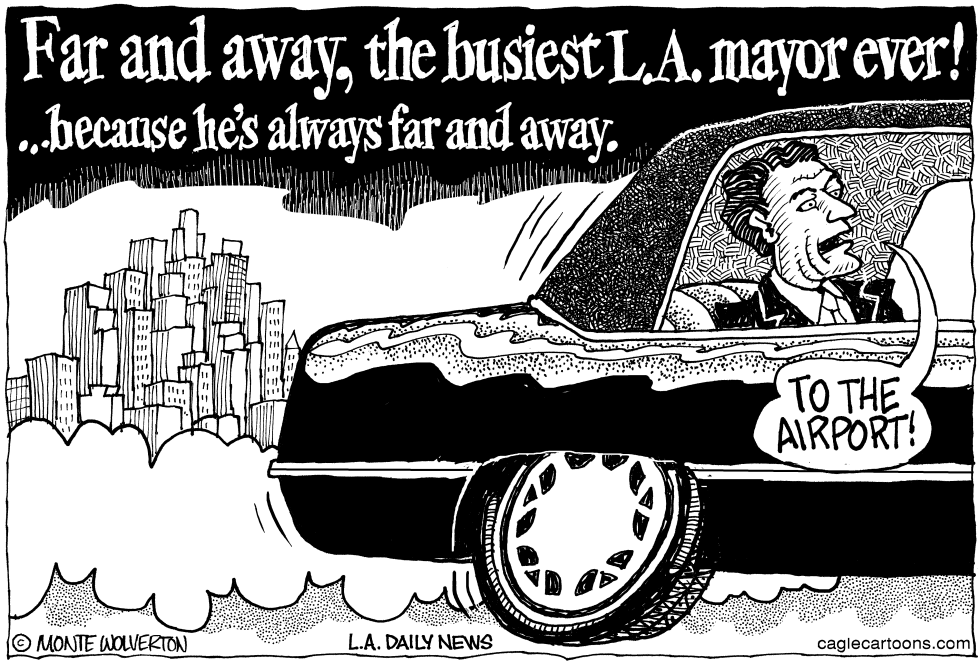 LOCAL-CA Villaraigosa Far and Away