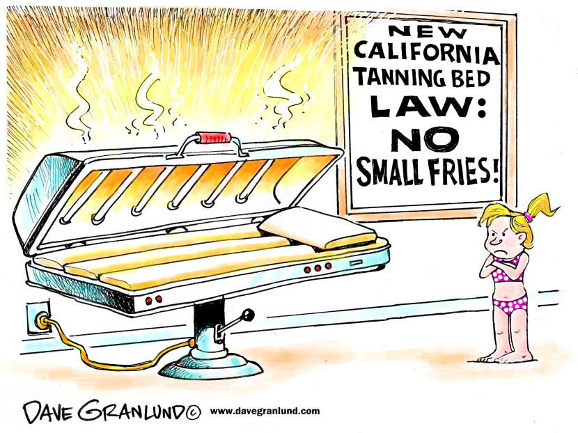 tanning beds and kids