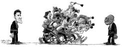 HERMAN CAIN AND THE MEDIA by Daryl Cagle