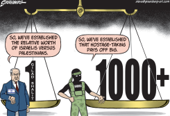 MIDEAST PRISONER SWAP by Steve Greenberg