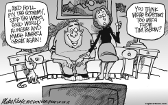 GREAT EXPECTATIONS  by Mike Keefe