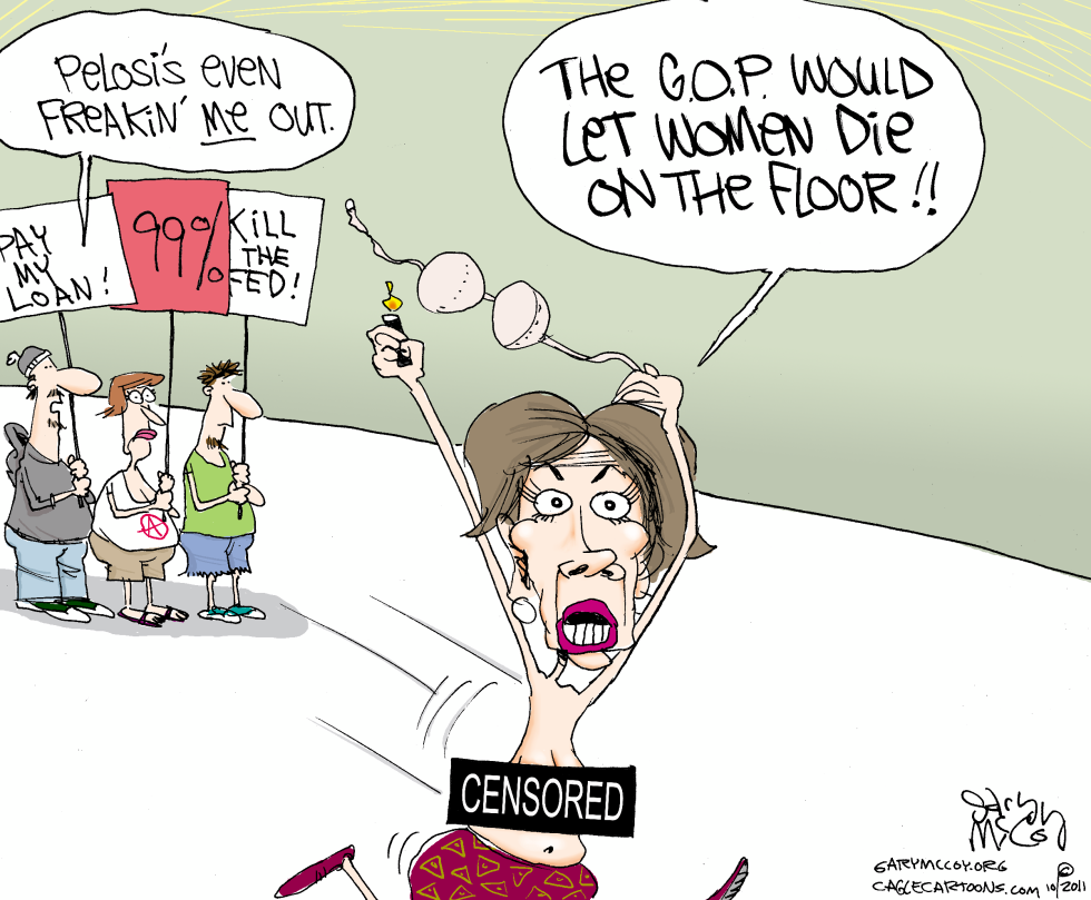 Protester Pelosi COLOR