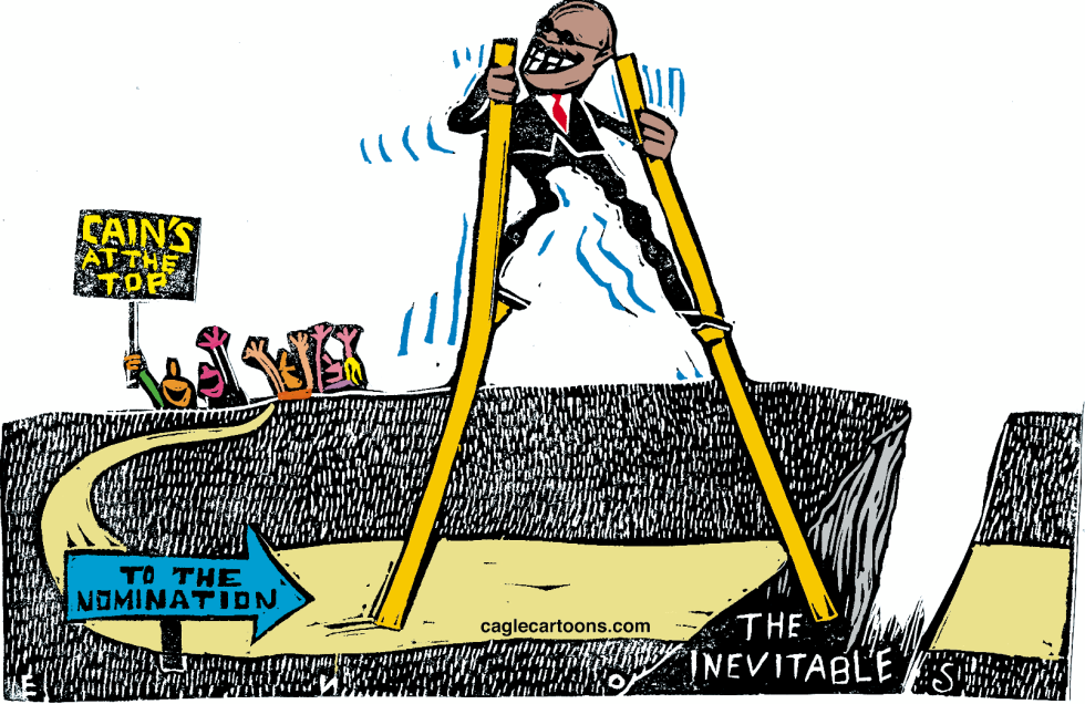 Cain Leads in the Polls