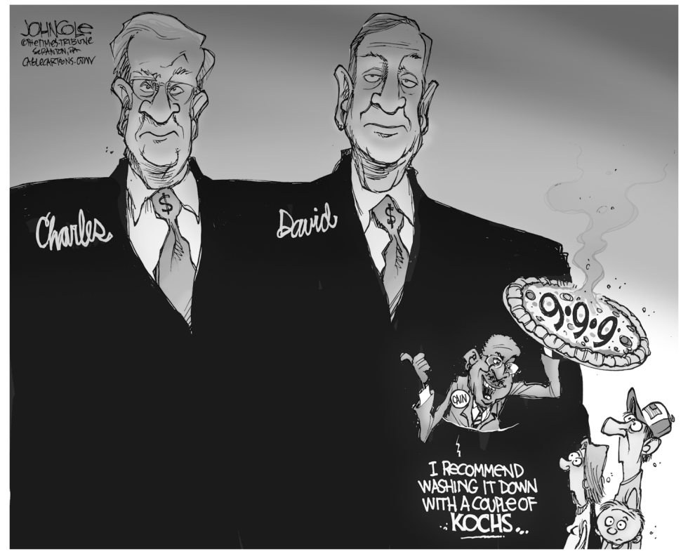 Cain and the Kochs BW