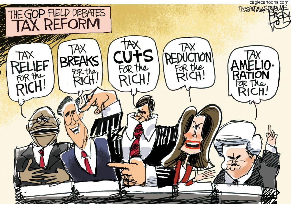 Taxing Our Patience Color