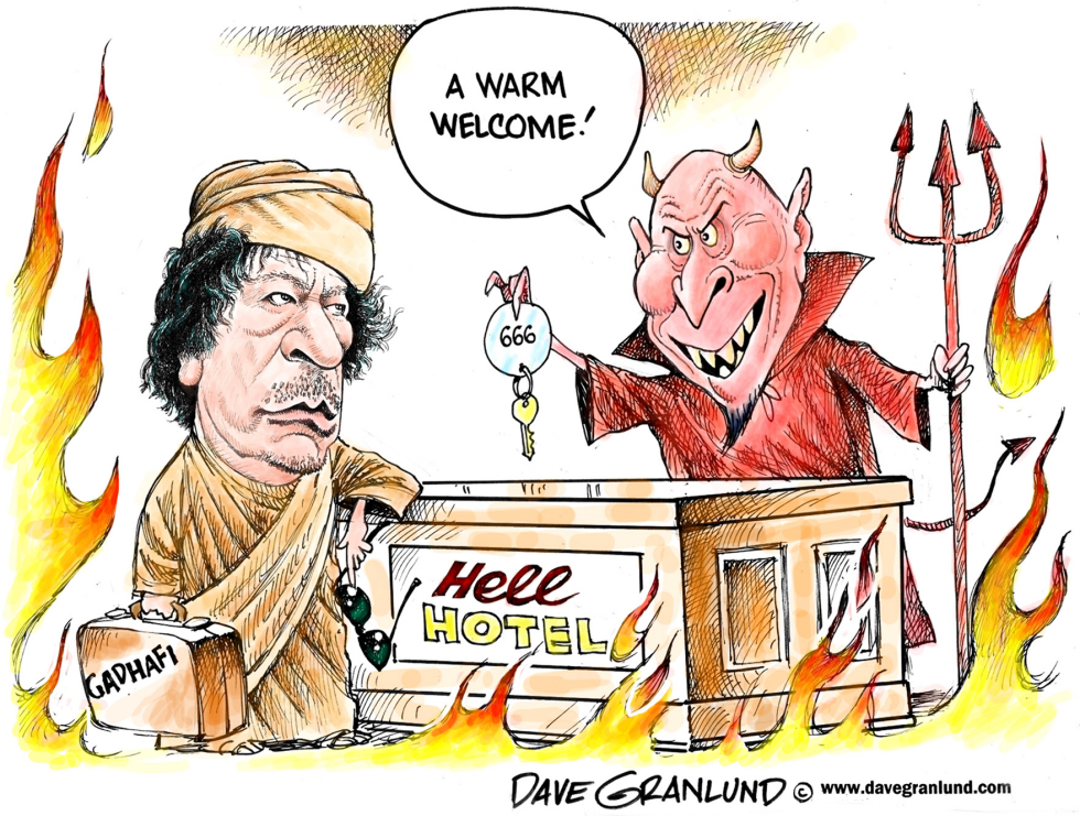  GADHAFI DEAD by Dave Granlund