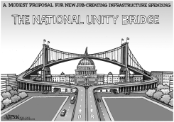 NATIONAL UNITY BRIDGE by R.J. Matson