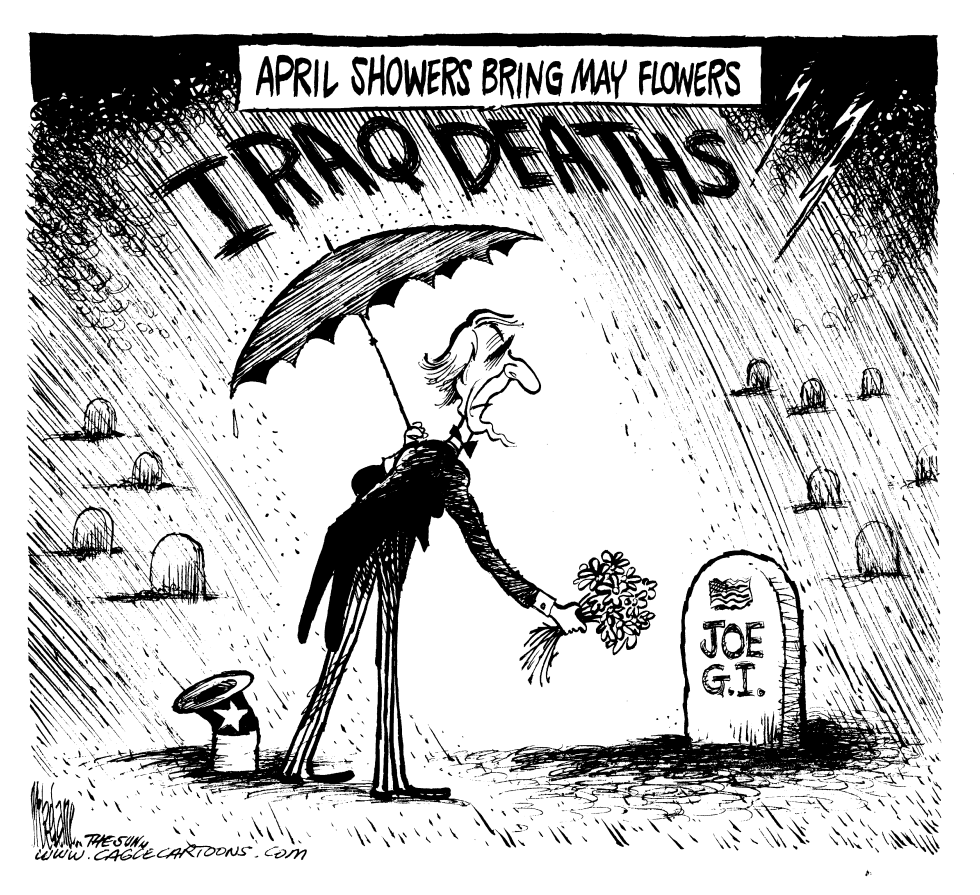  IRAQ APRIL SHOWERS by Mike Lane